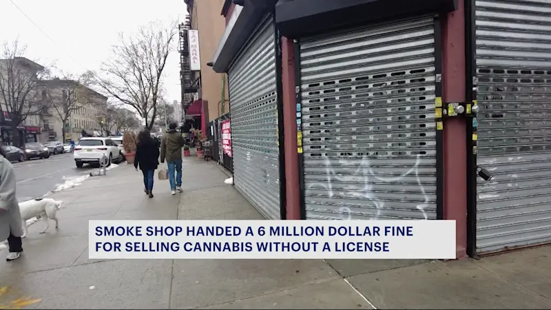 Story image: Former Bay Ridge smoke shop handed hefty, $6 million fine for selling cannabis without license