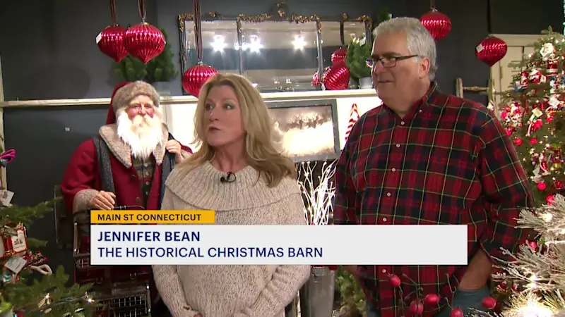 Story image: Main Street Connecticut: The Historical Christmas Barn of Wilton