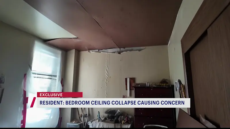 Story image: 'I raised my grandkids here.' Morrisania grandmother says ceiling collapse causing safety issues