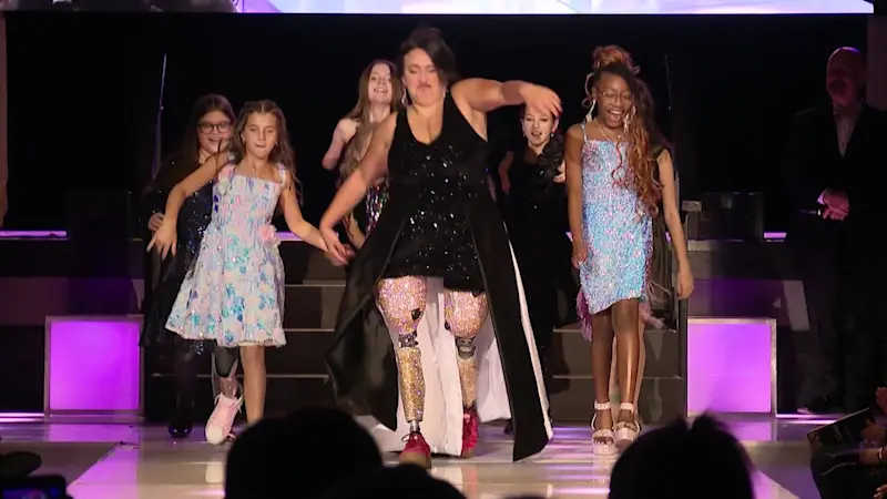 Story image: Kids with limb loss and limb differences take to the runway in Huntington