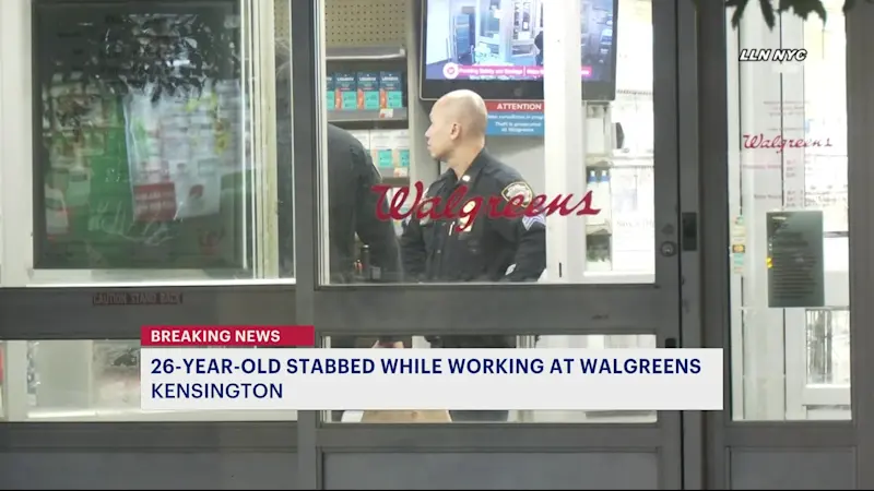 Story image: 26-year-old employee stabbed at Walgreens in Kensington