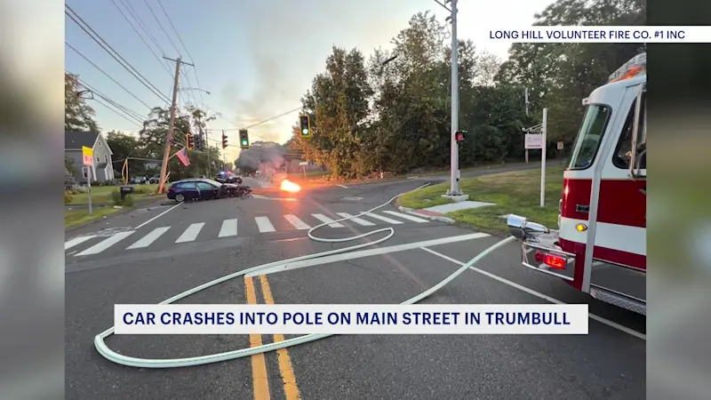 Story image: Officials: Car crash spurs road closures in Trumbull 