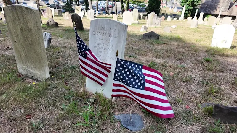 Story image: Huntington launches volunteer effort to preserve Revolutionary War gravesites
