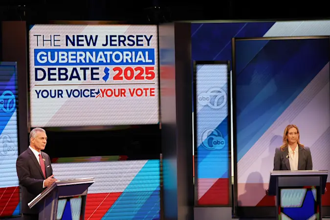 Story image: Mikie Sherrill and Jack Ciattarelli clash over Trump, shutdown in final New Jersey governor's debate