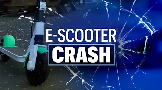 E-scooter crash
