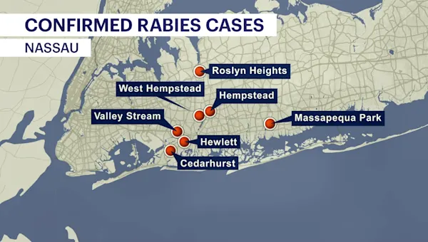 Imminent public health threat for rabies issued in Nassau County
