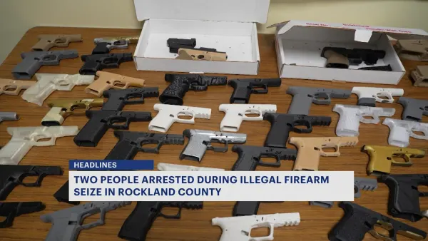 DA: 2 arrested, illegal firearms and parts seized from Nanuet home after 2-month investigation