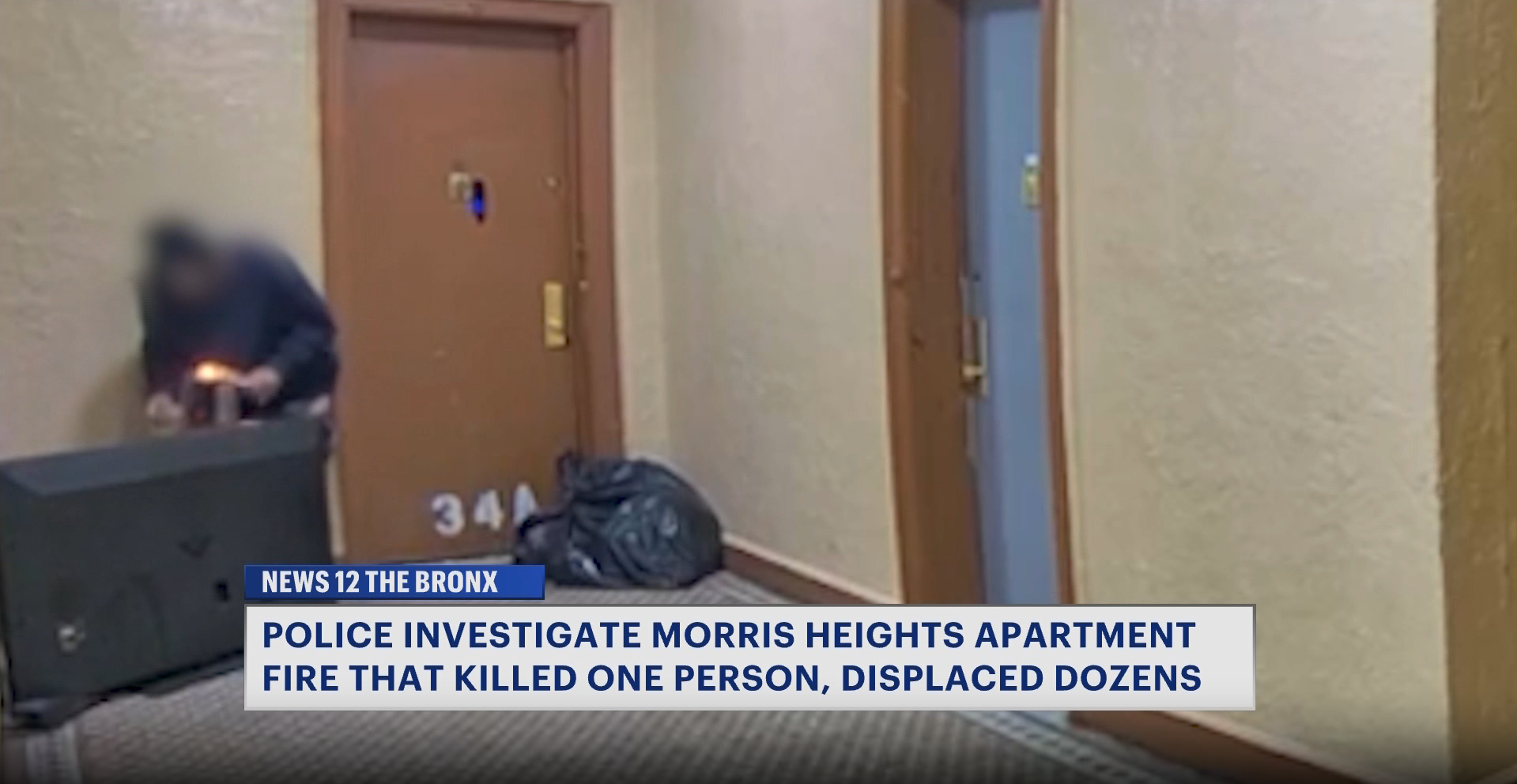 Man seen playing with fire hours before deadly Bronx blaze