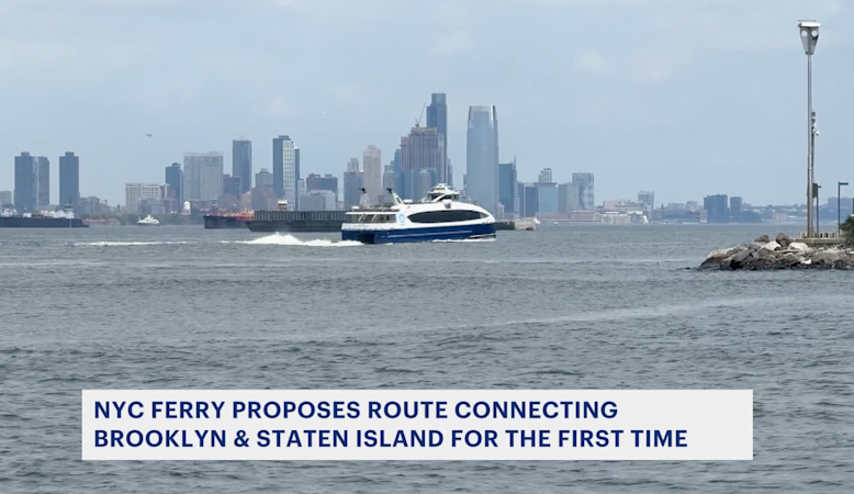 Story image: NYC Ferry: Proposed plan would connect Brooklyn to Staten Island by ferry as soon as next winter 