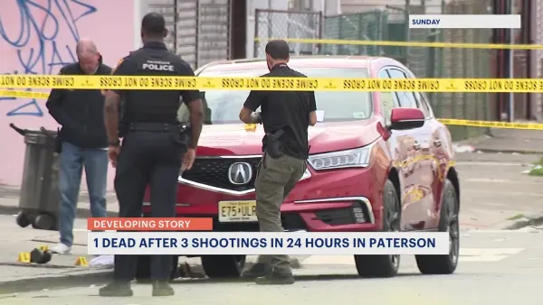 Police: 1 dead, 4 injured following 3 Paterson shootings