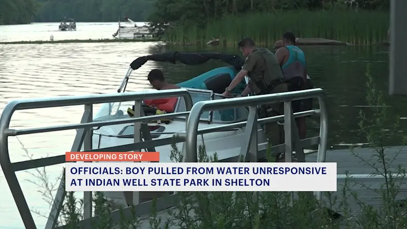 Story image: Boy pulled from water at Indian Well State Park now stable