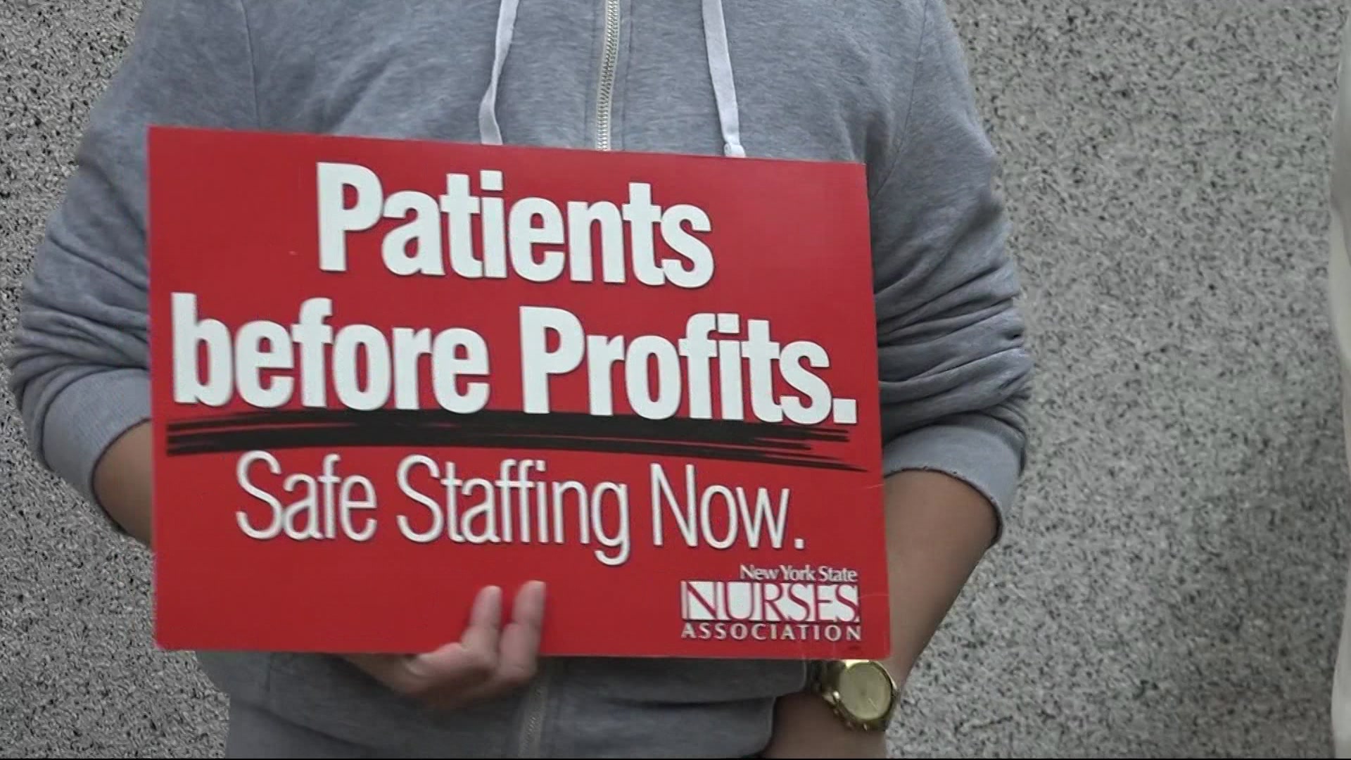News 12 | Connecticut | Nurses Staff Rally Outside Of St Joseph S ...