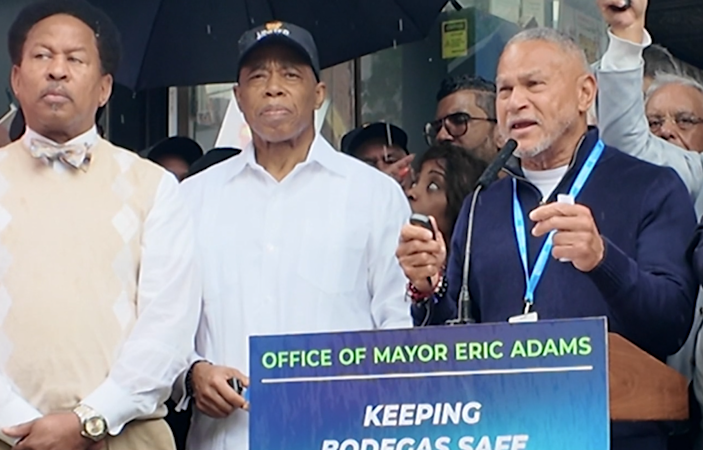 Story image: Mayor Adams: $1.6M will go toward equipping 500 bodegas with panic buttons   