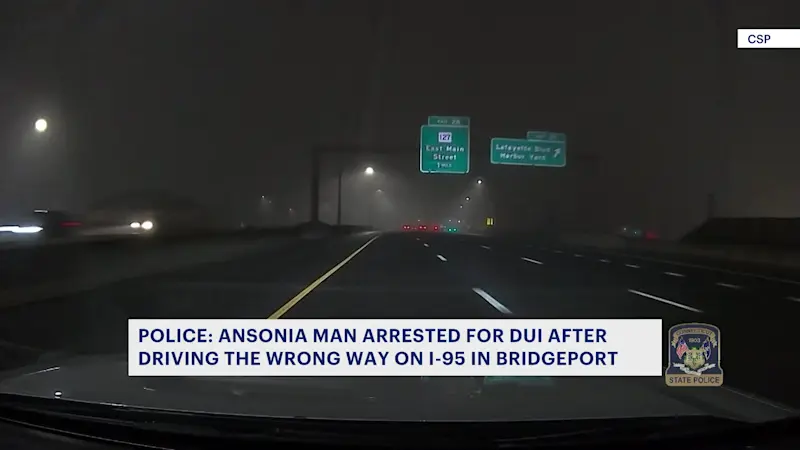 Story image: Police: Wrong-way driver on I-95 in Bridgeport arrested