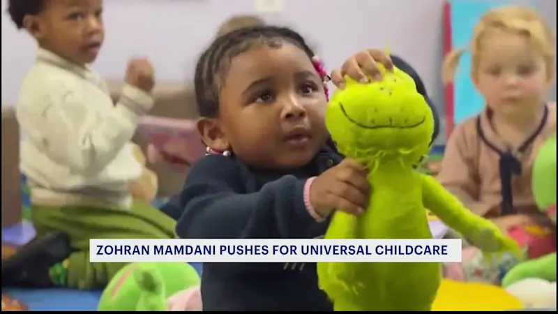 Story image: Mamdani wants funding for universal child care