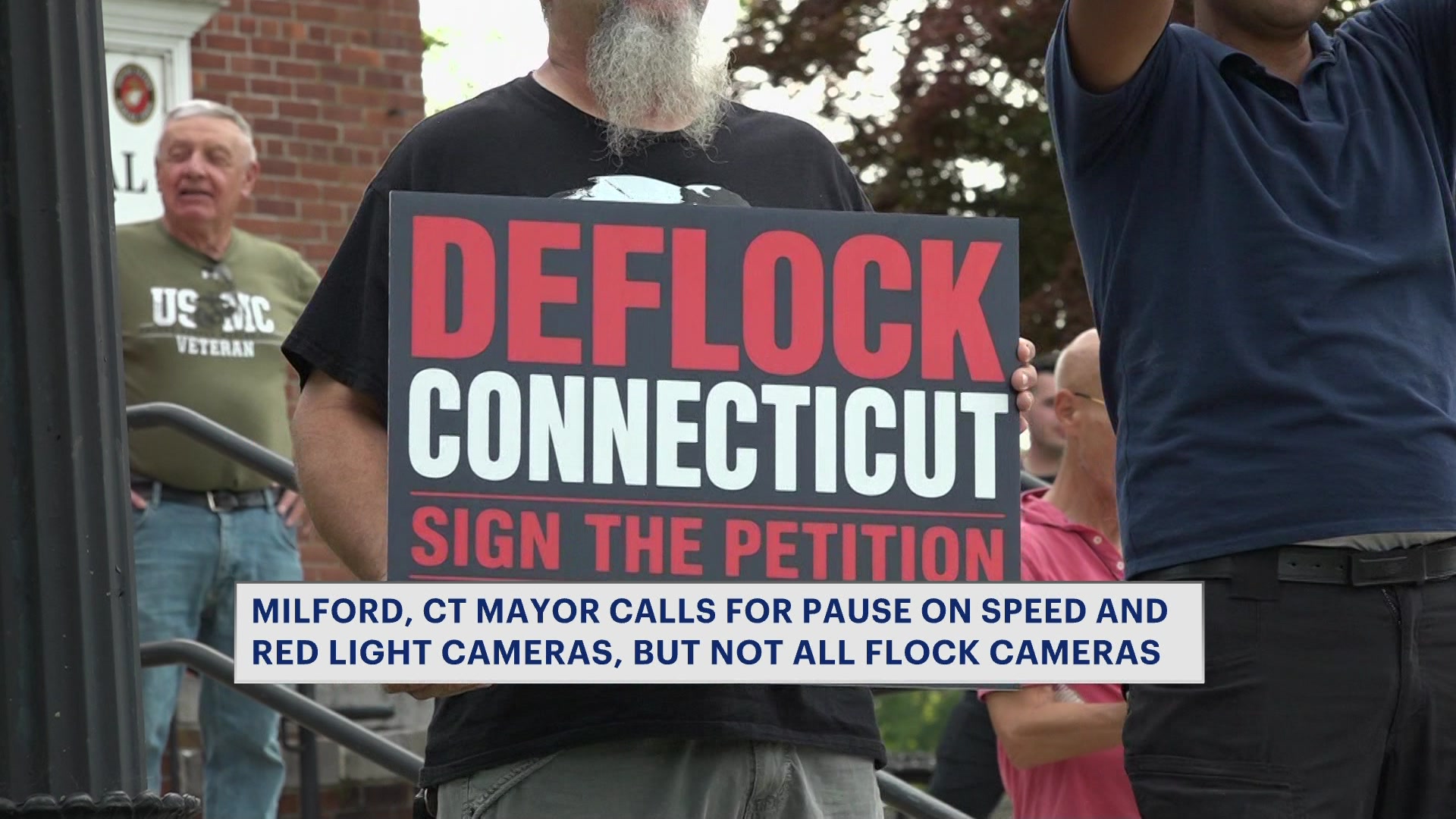 Milford residents unsatisfied after calls for pause on speed and red-light cameras, but not all Flock cameras