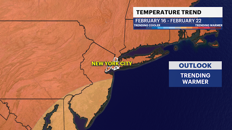 Story image: Temperatures slowly moderate this week; chance of wintry weekend weather in The Bronx
