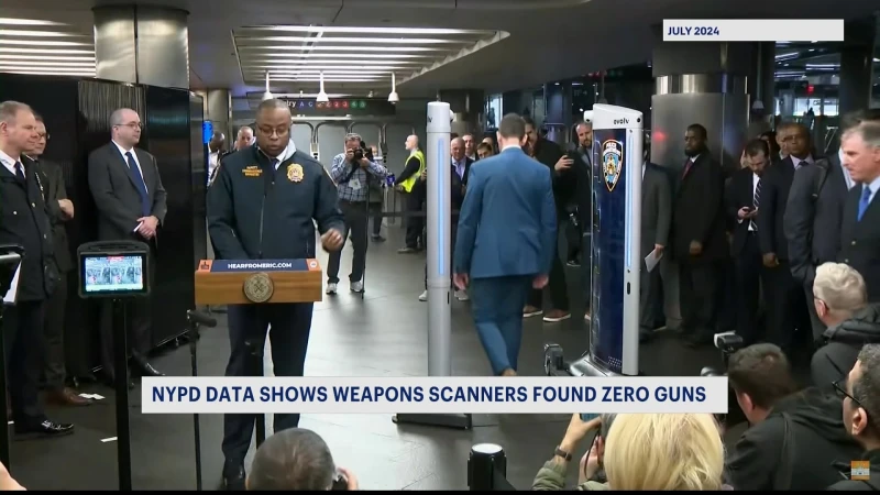 Story image: AI-powered weapon scanners fail pilot program in New York City subways