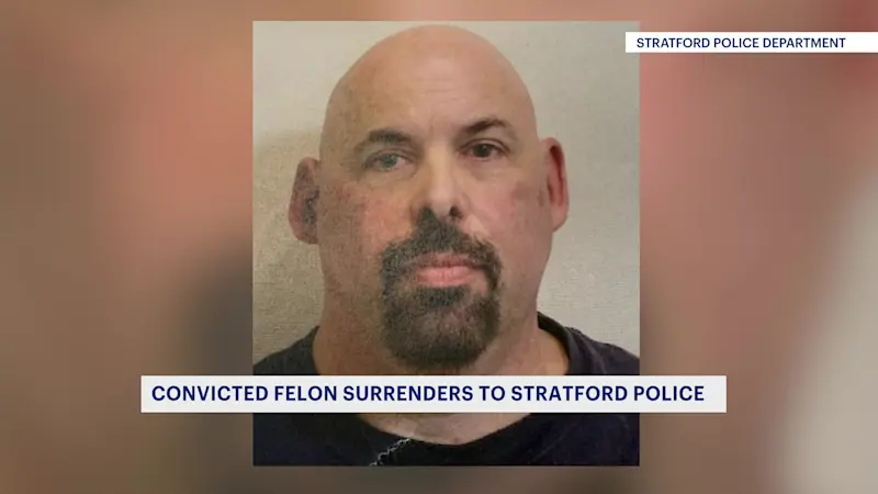 Story image: Wanted felon surrenders to Stratford police