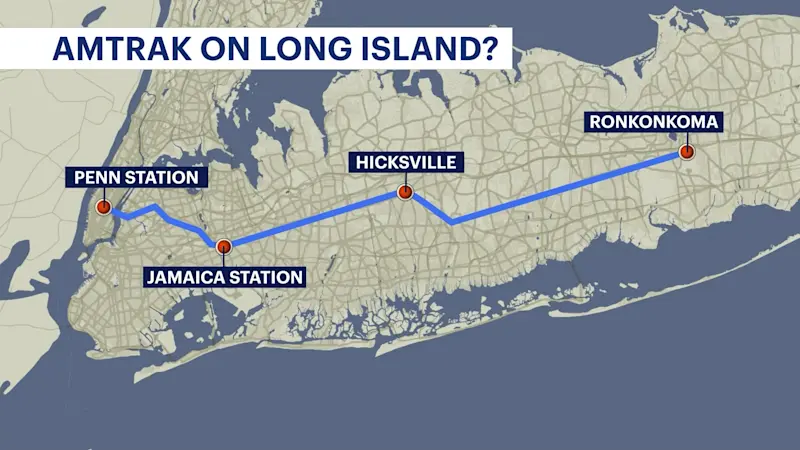 Story image: Suffolk County executive: Amtrak coming to Ronkonkoma LIRR station