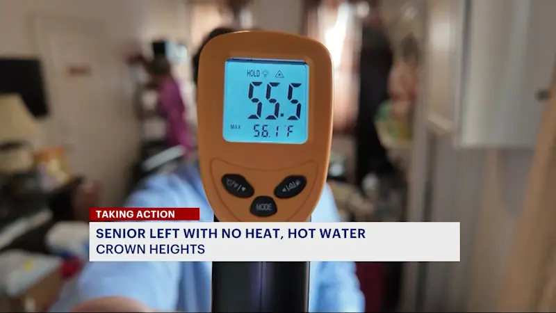 Story image: Crown Heights senior 'fed up with freezing' after latest heat outage in problem-filled building