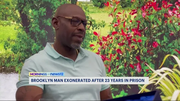 Brooklyn man exonerated after spending 23 years in prison