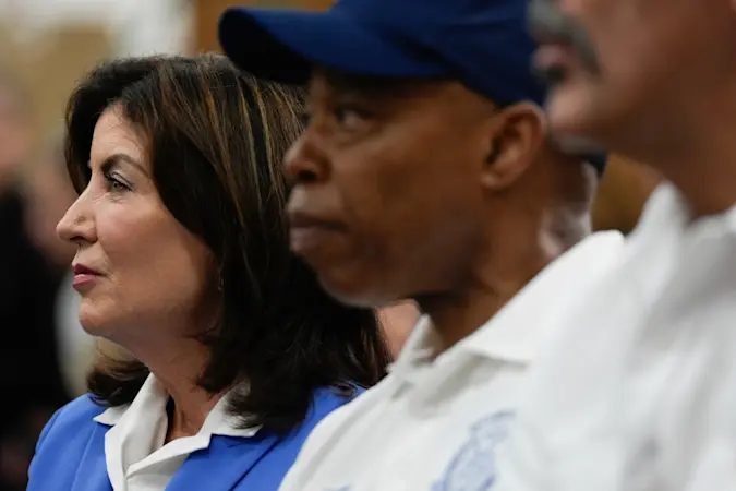 Story image: Gov. Hochul won't remove Mayor Adams for now, but plans to increase oversight of City Hall