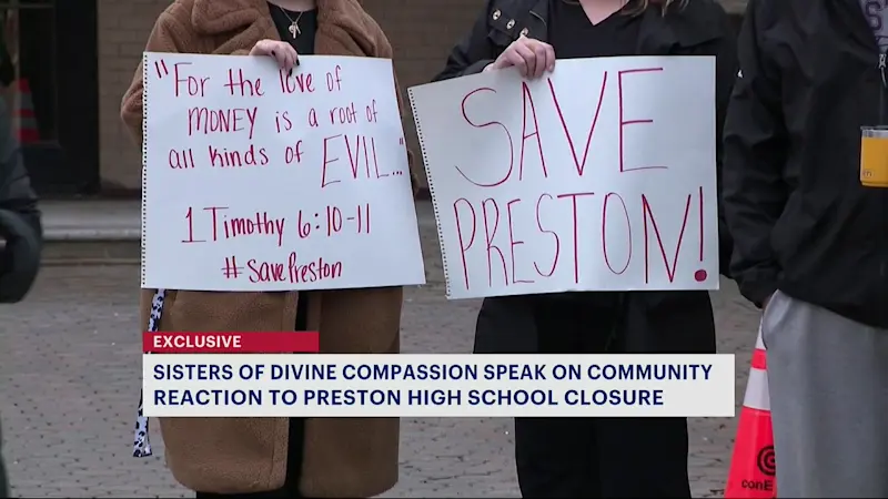 Story image: 'You can't escape time.' Sisters of Divine Compassion explain decision behind closure of Preston High School