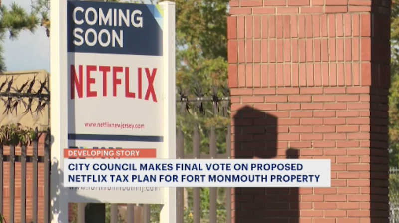 Story image: Netflix negotiates major tax deal with second Monmouth County borough
