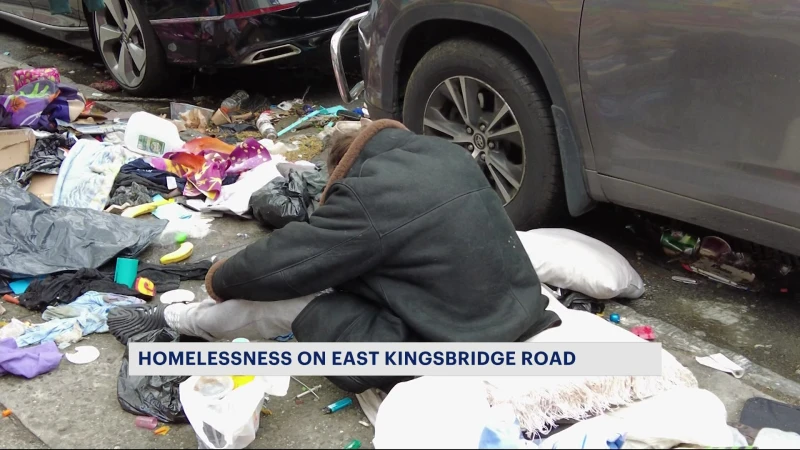 Story image: Bronx businesses say they’re losing money because of local homeless encampments