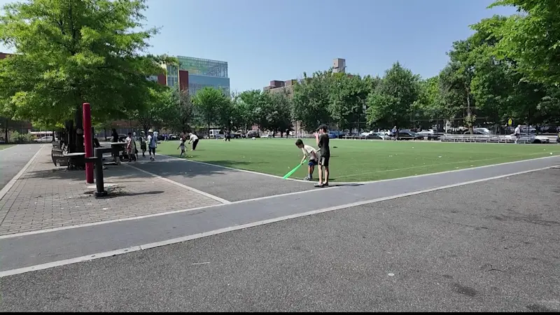 Story image: 22-year-old man stabbed at Seth Low Playground after parents raised safety concerns
