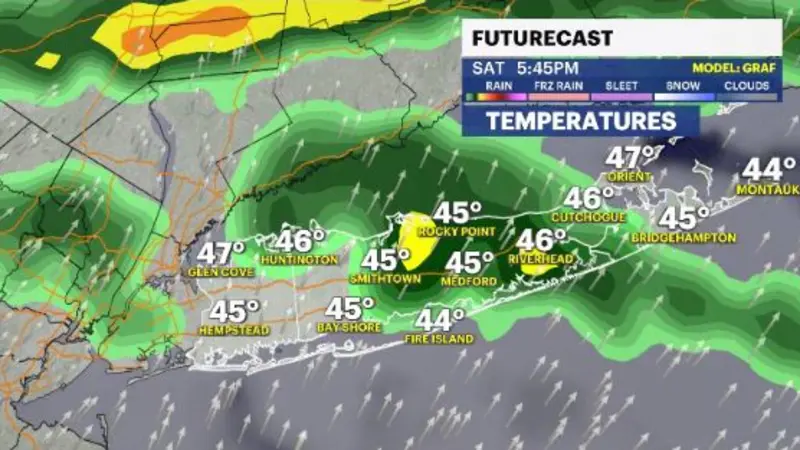 Story image: Warmer temps through the weekend; stray showers on Saturday