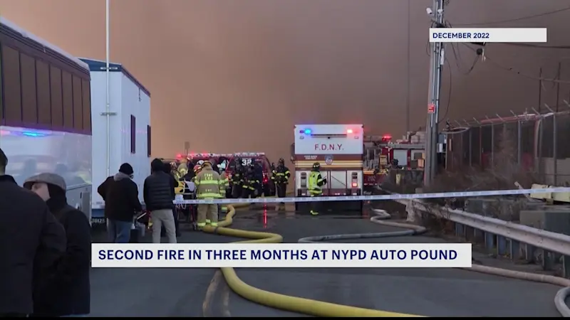 Story image: 3 fires in 3 years at NYPD storage facilities in Red Hook