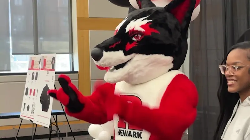 Story image: Rutgers-Newark unveils new mascot design, clothing line