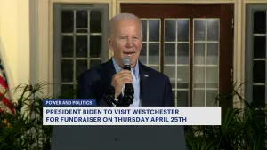 President Biden to visit Westchester for fundraiser on Thursday