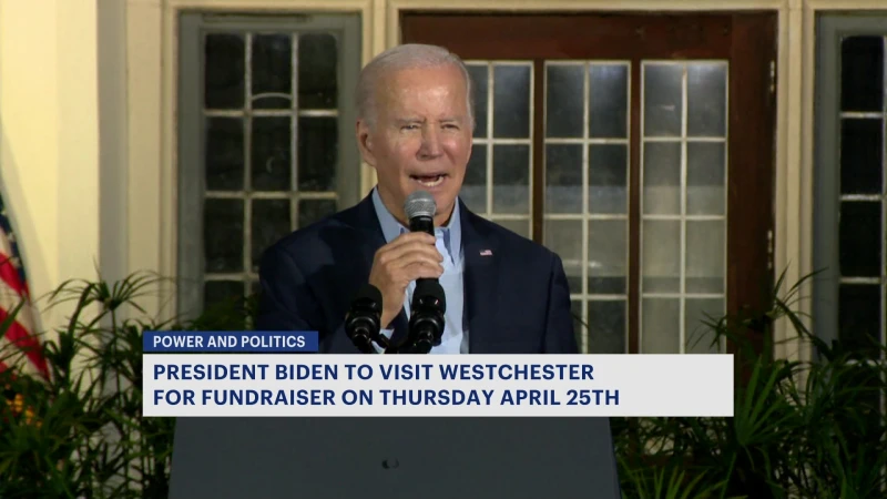 Story image: President Biden to visit Westchester for fundraiser on Thursday