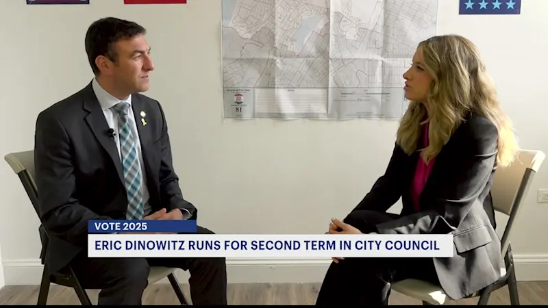 Story image: Council member Eric Dinowitz runs for reelection in District 11