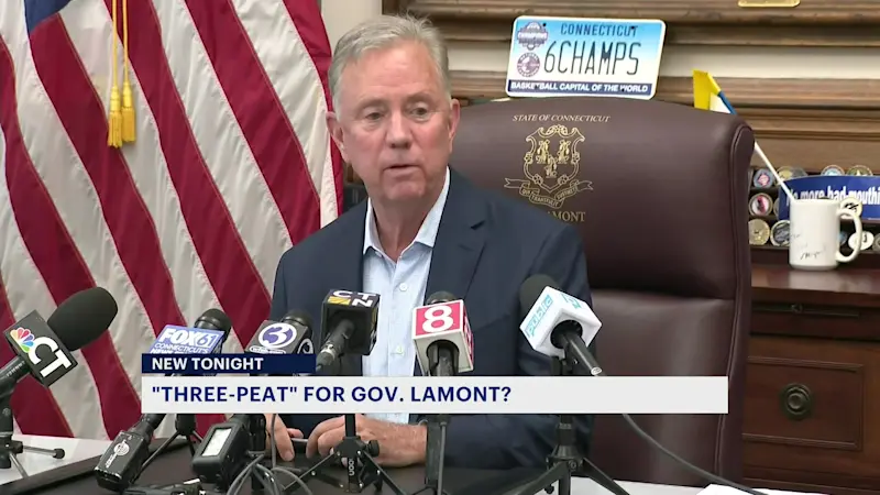 Story image: Gov. Lamont ‘seriously’ considering running for a rare third term