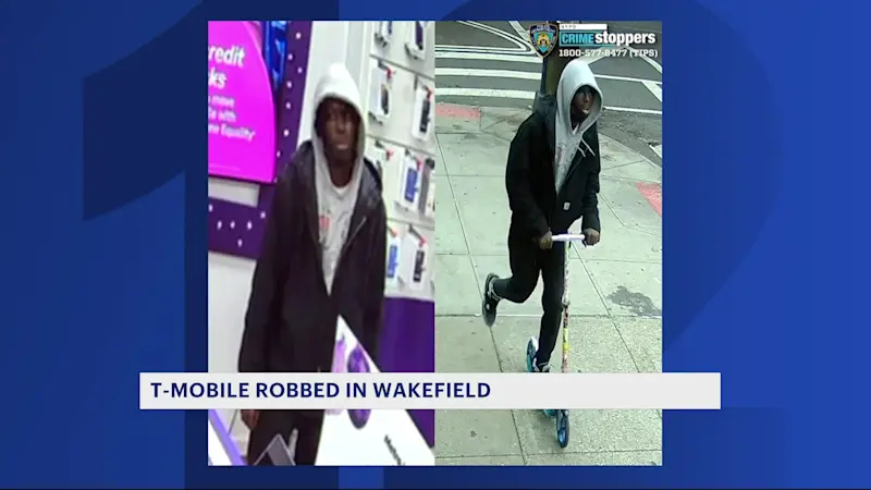 Story image: Man wanted for robbing Wakefield T-Mobile store