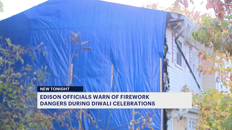 Story image: Edison officials issue warning following fires caused by Diwali celebrations