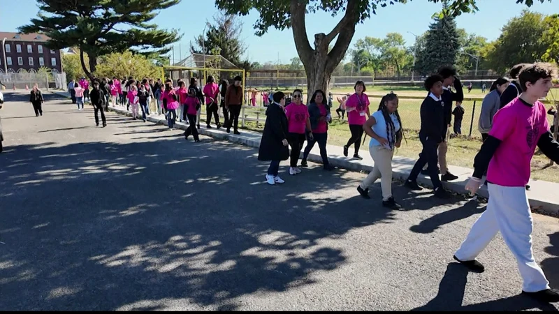 Story image: Monsignor Scanlan High School honors staff affected by breast cancer