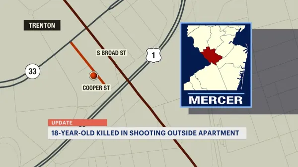 Prosecutor: Teen killed, another injured in shooting outside Trenton apartment