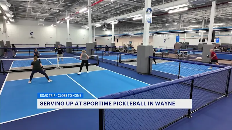 Story image: Road Trip Close to Home: Sportime Pickleball in Wayne offers new courts for growing sport