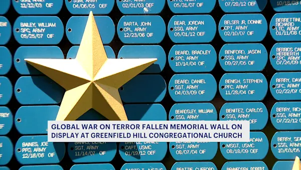 Traveling memorial honors service members in Fairfield