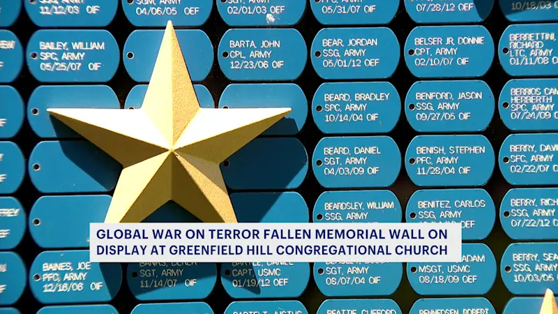 Story image: Traveling memorial honors service members in Fairfield 