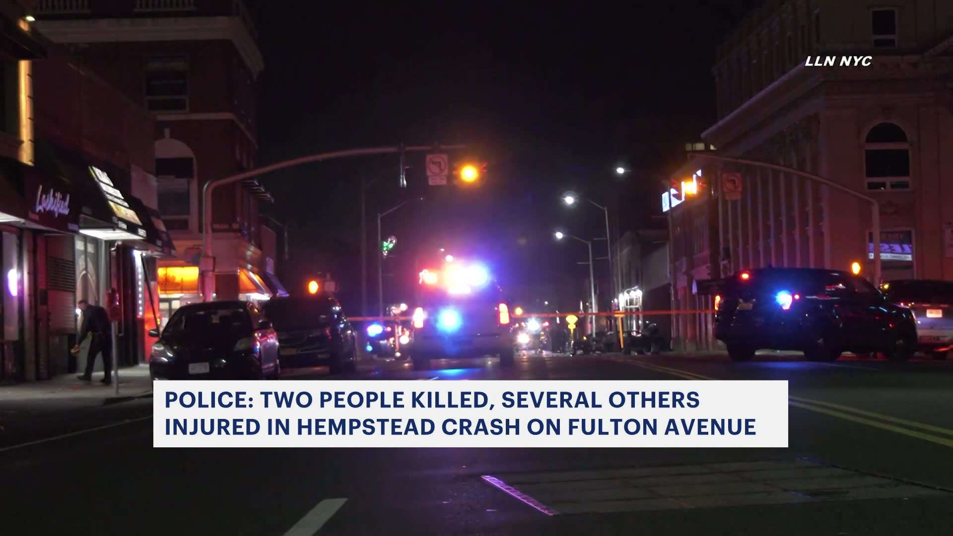 Police 2 killed, 4 hurt in Hempstead car crash