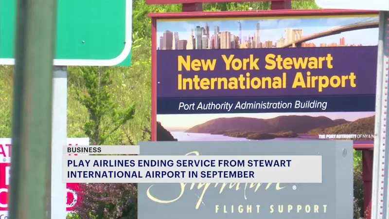 Story image: Play Airlines ending Stewart to Iceland route in September