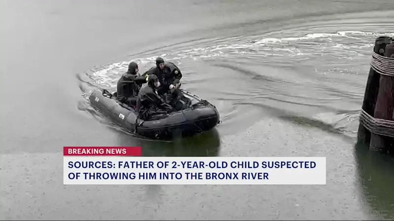 Story image: Sources: Father suspected of throwing missing 2-year-old in Bronx River