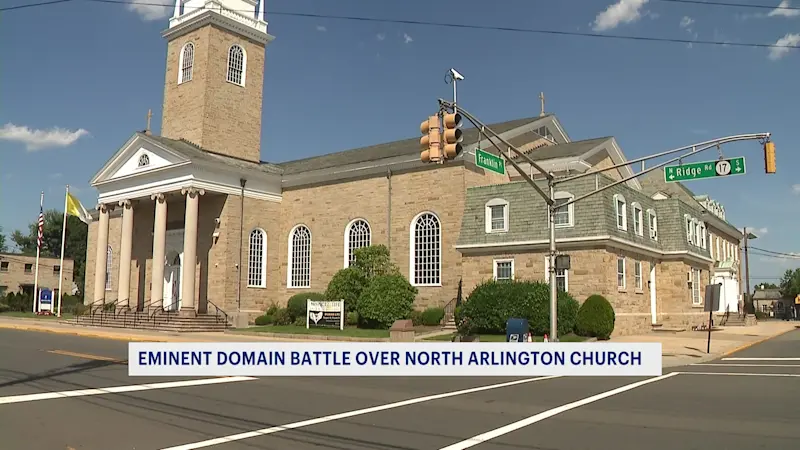 Story image: Eminent domain battle intensifies between North Arlington church and BOE