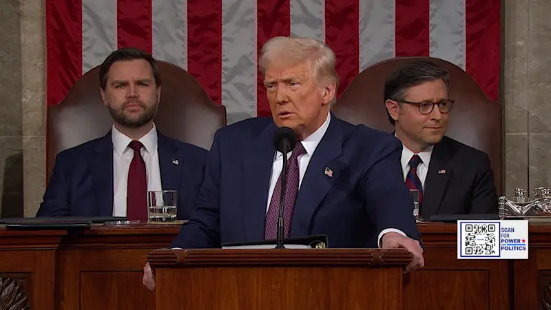Story image: Power & Politics: Reaction to Trump's address, former DA candidate tapped to U.S. Attorney's Office